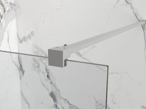 Erga Paris, stabilizační vzpěra pro sprchové zástěny o tloušťce skla 8mm, délka max. 100% 150cm, broušená ocel, ERG-V02-PARIS-BAR-BS