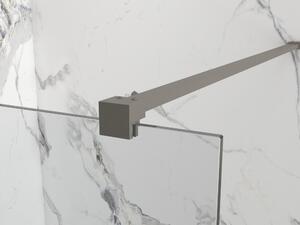 Erga Paris, stabilizační vzpěra pro sprchové zástěny o tloušťce skla 8mm, délka max. 100% 150cm, grafitová matná, ERG-V02-PARIS-BAR-GG