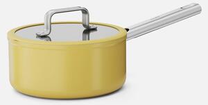 Fabini Rendlík Meda 5.0 Standard, ø 20 cm (2,4 l) - Nepřilnavý rendlík s keramickým povrchem s poklicí, žlutý