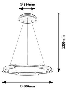 Rabalux 72229 - LED Lustr na lanku SINDRI LED/45W/230V