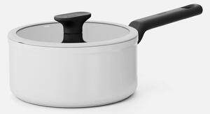 Fabini Rendlík Meda 5.0 Economy, ø 20 cm (2,4 l) - Nepřilnavý rendlík s keramickým povrchem s poklicí, krémový