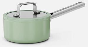 Fabini Rendlík Meda 5.0 Standard, ø 16 cm (1,2 l) - Nepřilnavý rendlík s keramickým povrchem s poklicí, šalvějově zelený