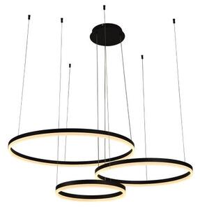 LED Stmívatelný lustr na lanku LED/125W/230V 3000-6500K + dálkové ovládání