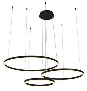 LED Stmívatelný lustr na lanku LED/125W/230V 3000-6500K + dálkové ovládání