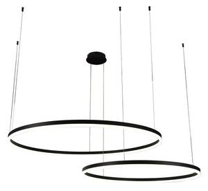 LED Stmívatelný lustr na lanku LED/128W/230V 3000-6500K + dálkové ovládání