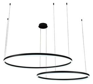 LED Stmívatelný lustr na lanku LED/128W/230V 3000-6500K + dálkové ovládání