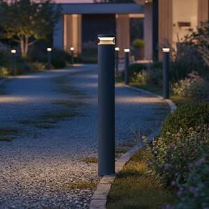 IDEAL LUX Ideal Lux LED osvětlení cesty Boeing, výška 100 cm, antracitová, Hliník / šedá / zinek, kov