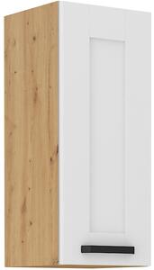 Lionel horní skřínka 30cm, bílá/dub artisan