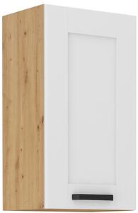 Lionel horní skřínka 40cm, bílá/dub artisan