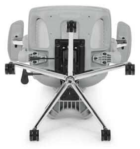 Kancelářská židle šedá síťovina KA-B2363 GREY
