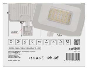 EMOS LED reflektor SIMPO, 30W, PIR, neutrální bílá, IP44 1531233301