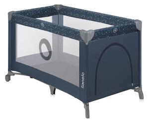 Lionelo - Cestovní postýlka STEFI Blue Grey