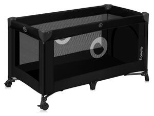 Lionelo - Cestovní postýlka STEFI Black Carbon