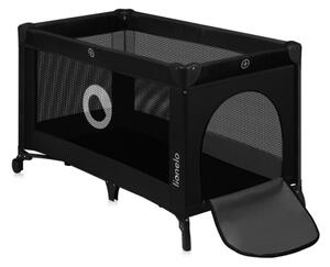 Lionelo - Cestovní postýlka STEFI Black Carbon