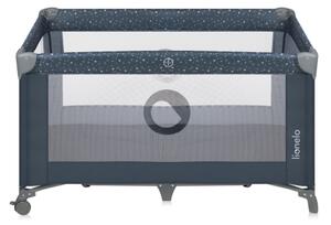 Lionelo - Cestovní postýlka STEFI Blue Grey