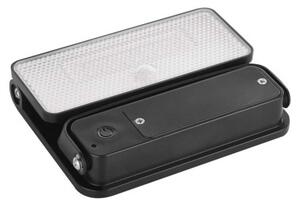 EMOS Solární LED reflektor SOLO s pohybovým čidlem, černý, neutrální bílá, IP54 1552122000