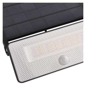 EMOS Solární LED reflektor SOLO s pohybovým čidlem, černý, neutrální bílá, IP54 1552122000