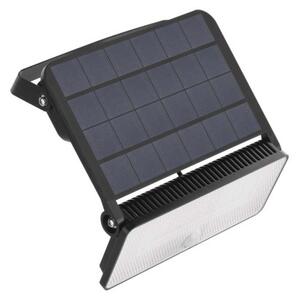 EMOS Solární LED reflektor SOLO s pohybovým čidlem, černý, neutrální bílá, IP54 1552122000