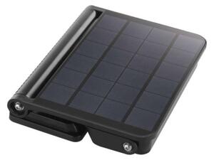 EMOS Solární LED reflektor SOLO s pohybovým čidlem, černý, neutrální bílá, IP54 1552122000
