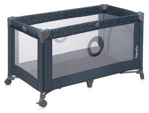 Lionelo - Cestovní postýlka STEFI Blue Grey