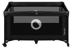 Lionelo - Cestovní postýlka STEFI Black Carbon
