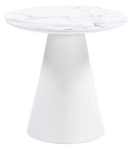 Hector Konferenční stolek Margos 46 cm bílý/mramor I