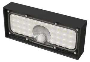 EMOS Solární LED svítidlo BRIXO s pohybovým čidlem, černé, neutrální bílá, IP65 1553166000
