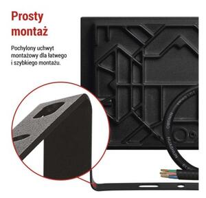 EMOS LED reflektor TAMBO, 30 W, 3000l m, IP65, černý 1531253200