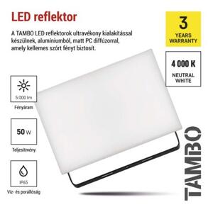 EMOS LED reflektor TAMBO, 50 W, 5000l m, IP65, černý 1531254200