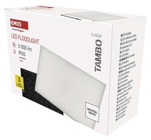 EMOS LED reflektor TAMBO, 50 W, 5000l m, IP65, černý 1531254200