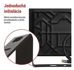 EMOS LED reflektor TAMBO, 50 W, 5000l m, IP65, černý 1531254200