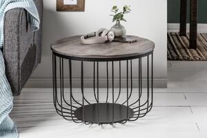 Příruční stolek FACTOR 56 cm - šedá