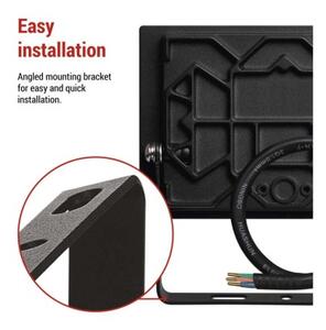 EMOS LED reflektor TAMBO, 20 W, 2000l m, IP65, černý 1531252200