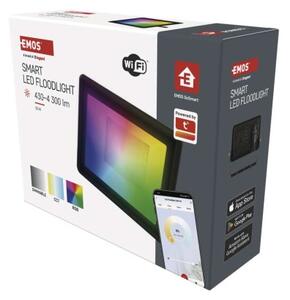 EMOS GOSMART LED reflektor 50W, 4300 lm, RGB+CCT, IP65 1531101001