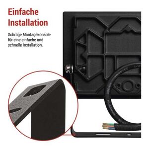 EMOS LED reflektor TAMBO, 20 W, 2000l m, IP65, černý 1531252200