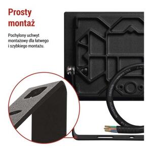 EMOS LED reflektor TAMBO, 20 W, 2000l m, IP65, černý 1531252200
