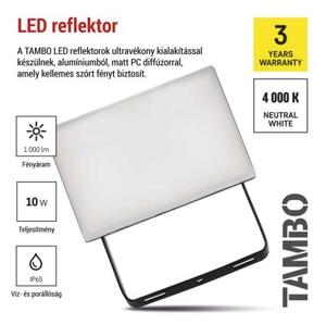EMOS LED reflektor TAMBO, 10 W, 1000l m, IP65, černý 1531251200