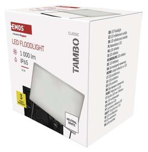 EMOS LED reflektor TAMBO, 10 W, 1000l m, IP65, černý 1531251200