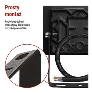 EMOS LED reflektor TAMBO, 10 W, 1000l m, IP65, černý 1531251200
