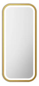 Zrcadlo Mirel Gold LED 80 x 120 cm