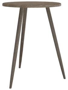 Bistro stolek šedý Ø 60 x 76 cm MDF a železo