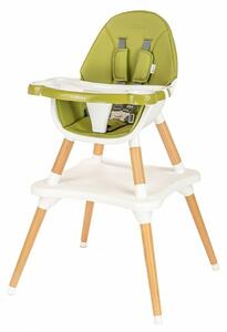 New Baby Jídelní židlička Grace 3v1 zelená, 61 x 101 x 61 cm