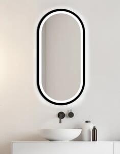 Zrcadlo Zeta Black LED 60 x 80 cm