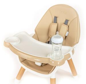 New Baby Jídelní židlička Grace 3v1 béžová, 61 x 101 x 61 cm