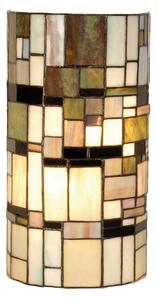 Nástěnná lampa Tiffany Blocked - 20*11*36 cm 2x E14 / Max 40W