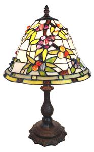 Stolní vitrážová lampa Tiffany Mabelle - 31*31*47 cm