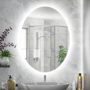 Zrcadlo Puro Oval LED 70 x 110 cm