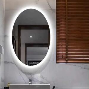 Zrcadlo Puro Oval LED 75 x 120 cm
