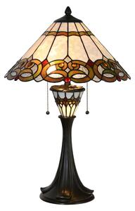Stolní Tiffany lampa Bretzel – Ø 40*61 cm