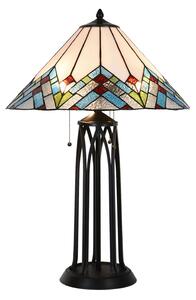Stolní lampa Tiffany Géometrie – Ø 51*75 cm